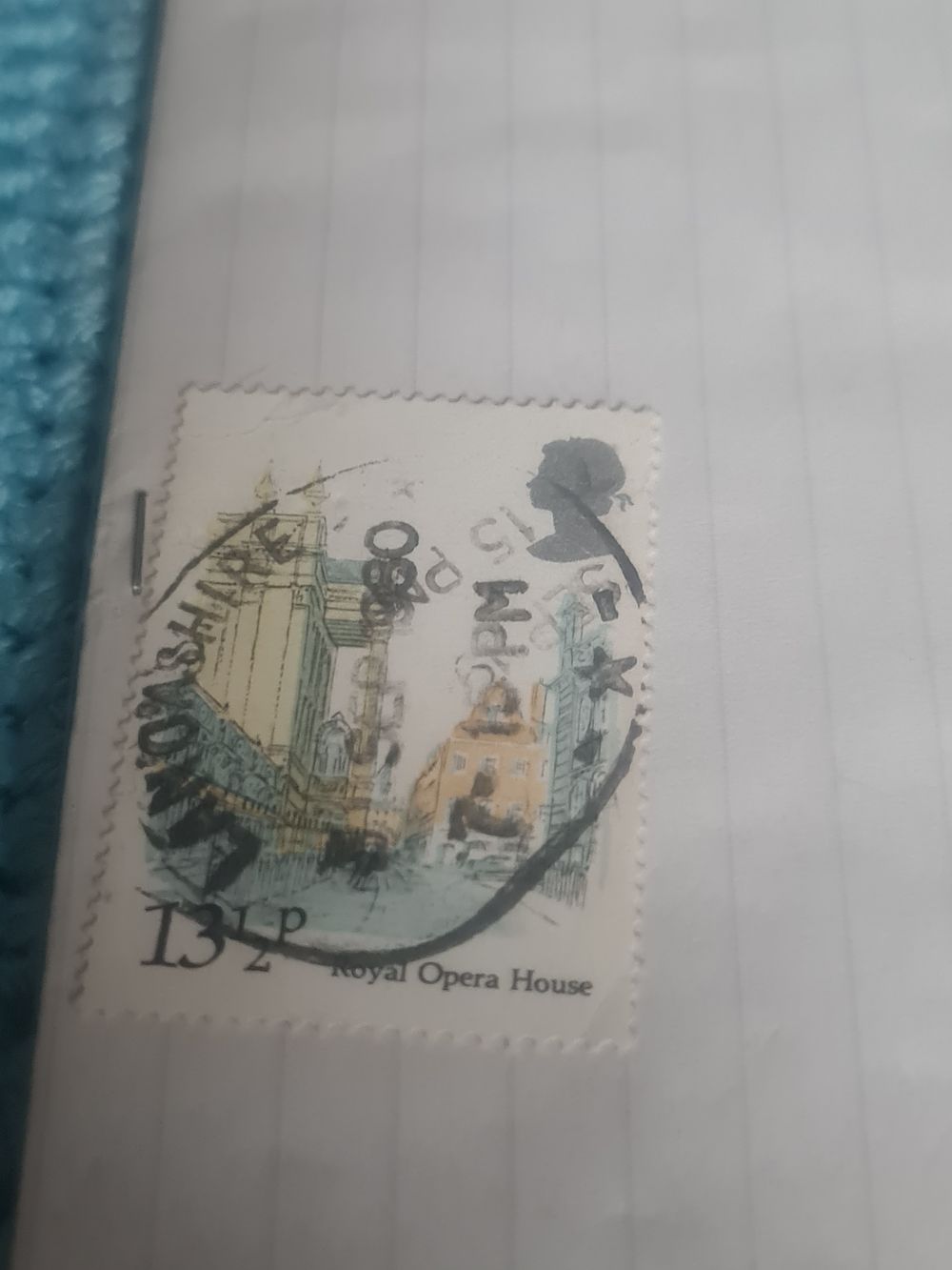 Lot 193: Royal opera house stamp
