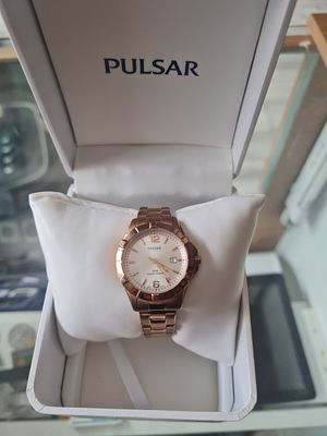 Boxed pulsar ladies watch