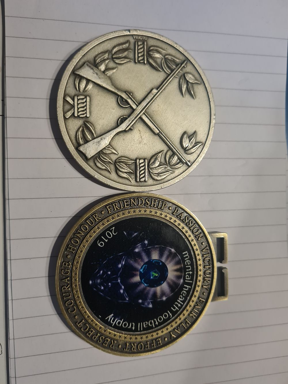 Lot 223: 2 large medals