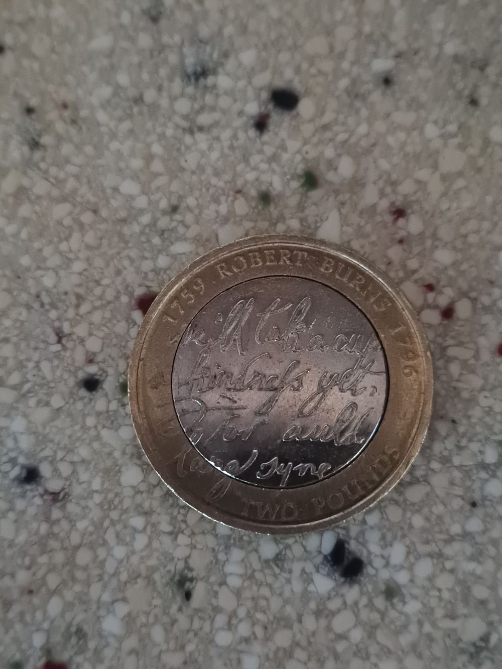 Lot 235: Collectors £2 coin robert burns