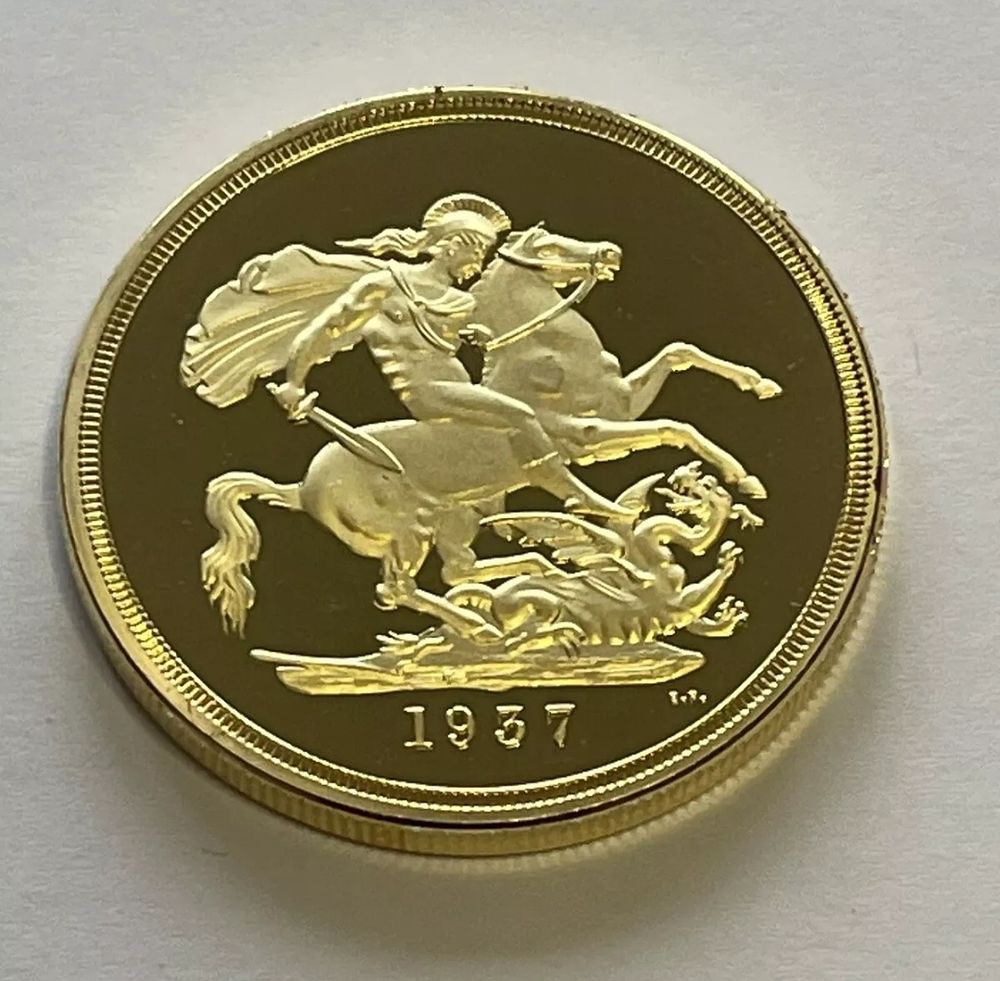 Lot 240: Gold plated coin