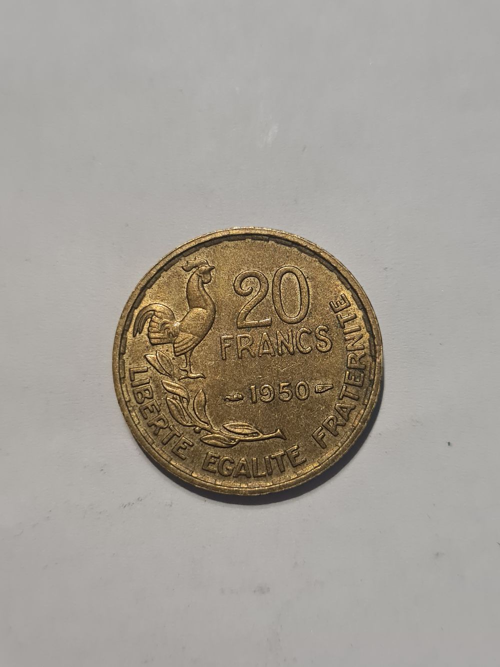 Lot 259: Vintage french coin 1950s
