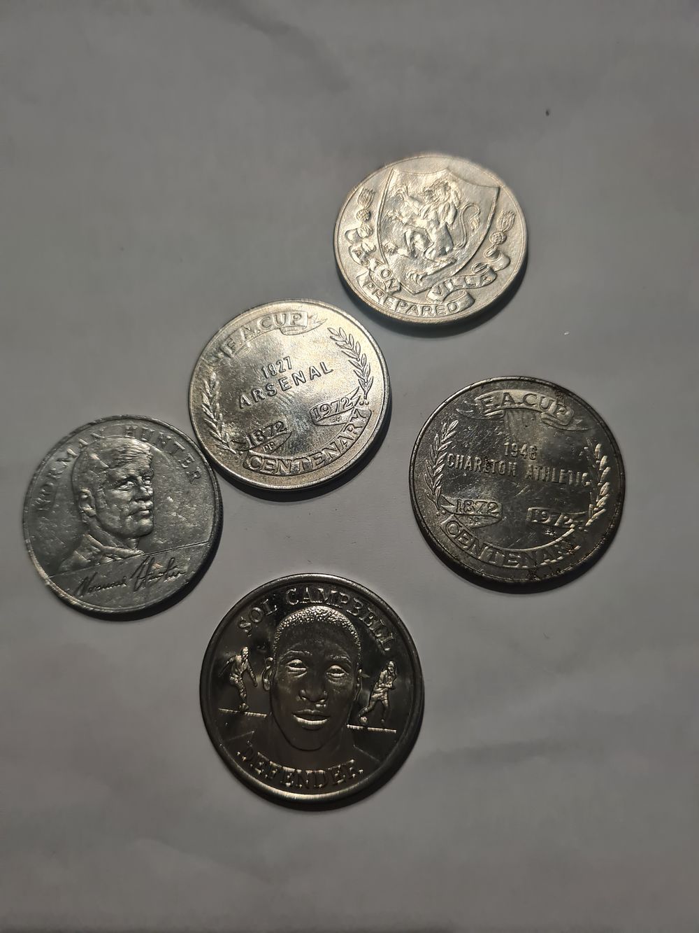 Lot 287: Collection of football coins