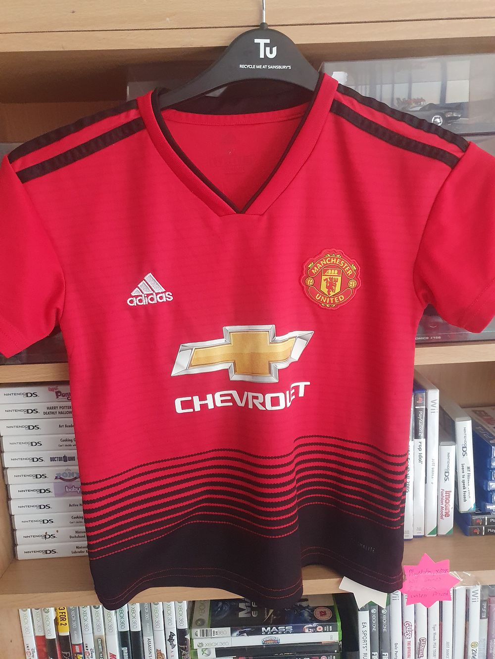 Lot 1e: Manchester utd Jersey