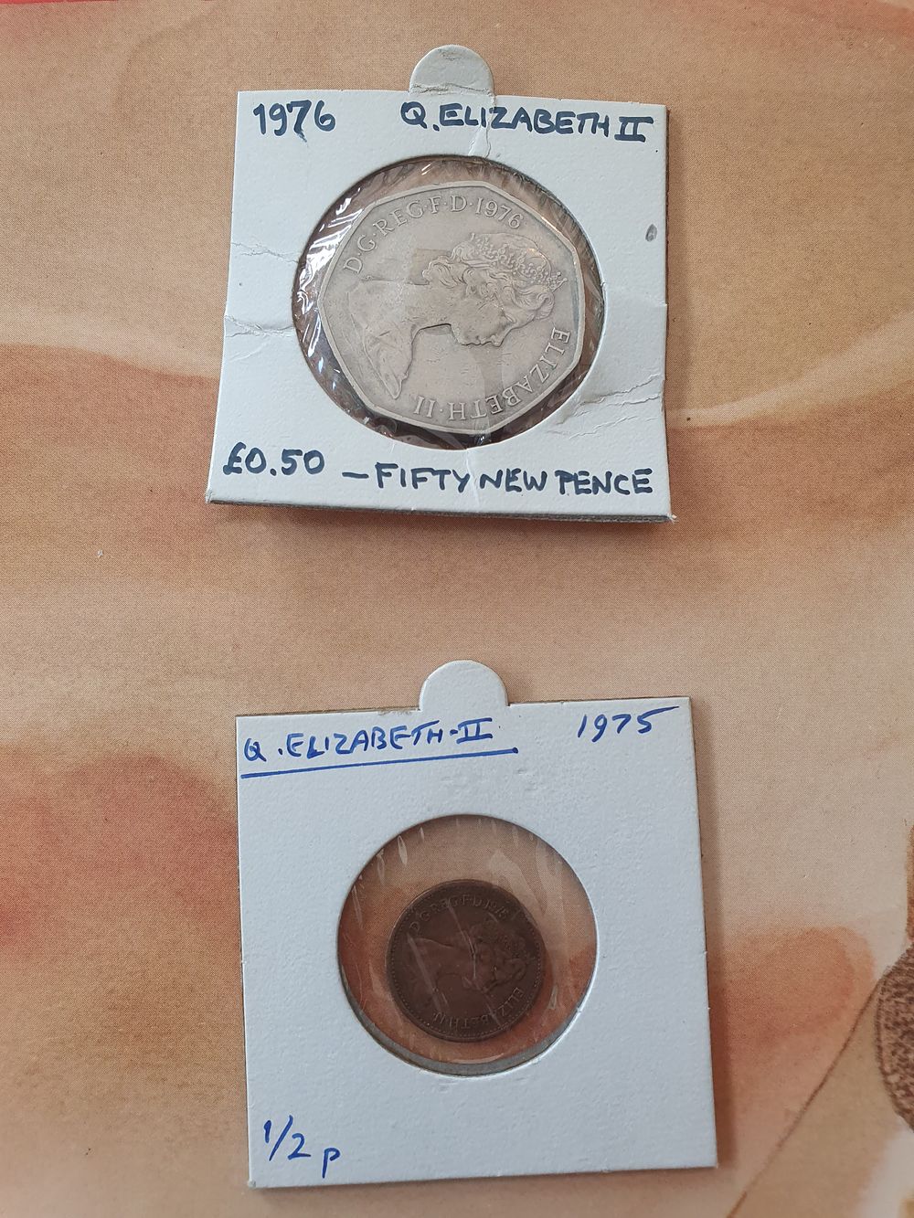 Lot 155: 2 vintage coins set