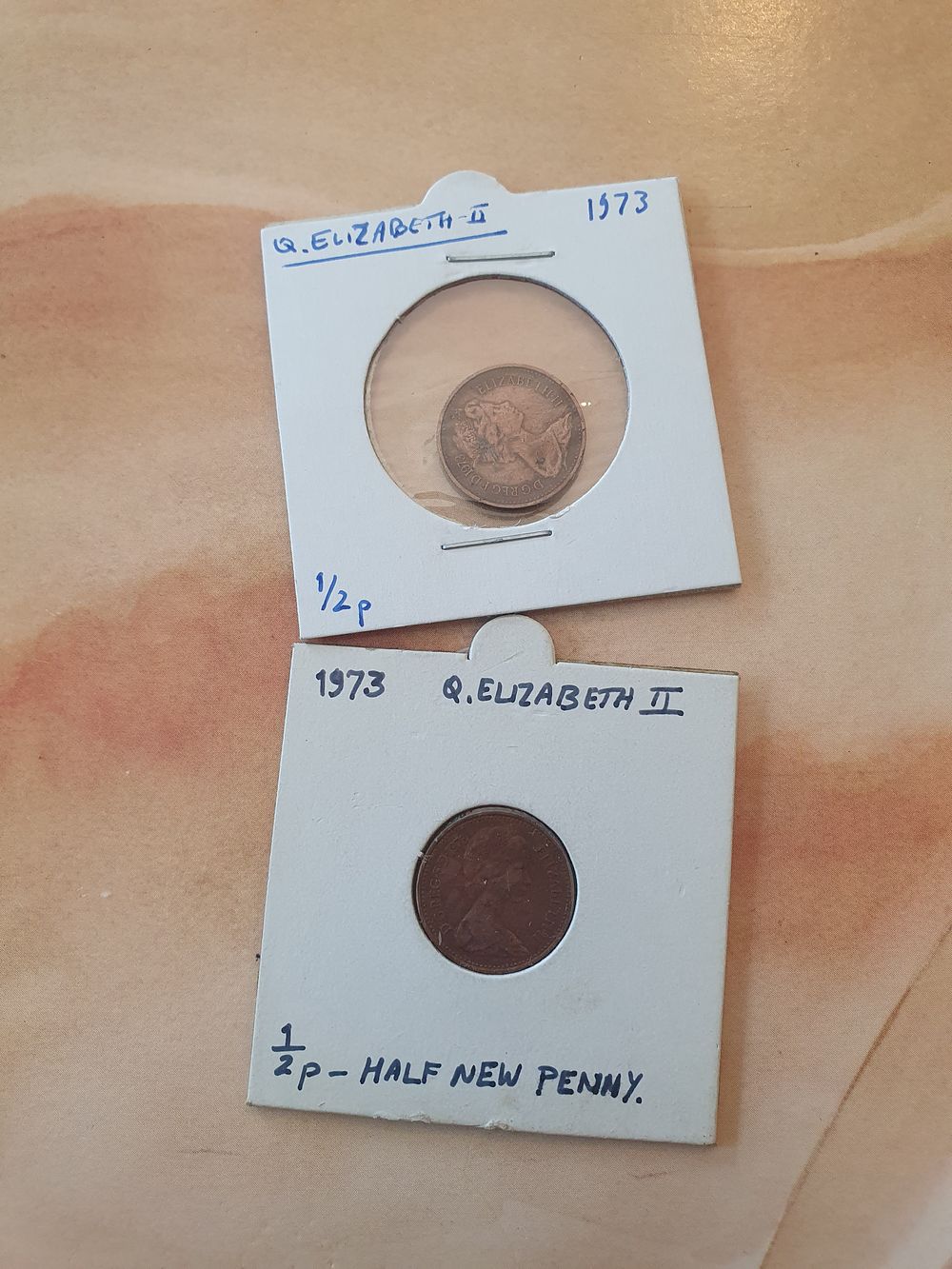 Lot 162: 2 vintage half penny's