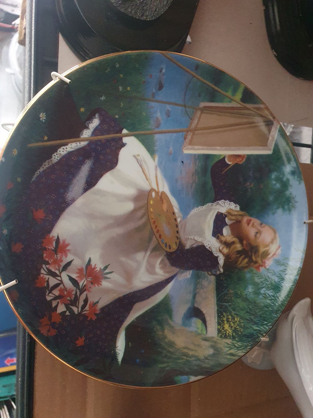 Lot 191: Limited edition little woman collecters plate