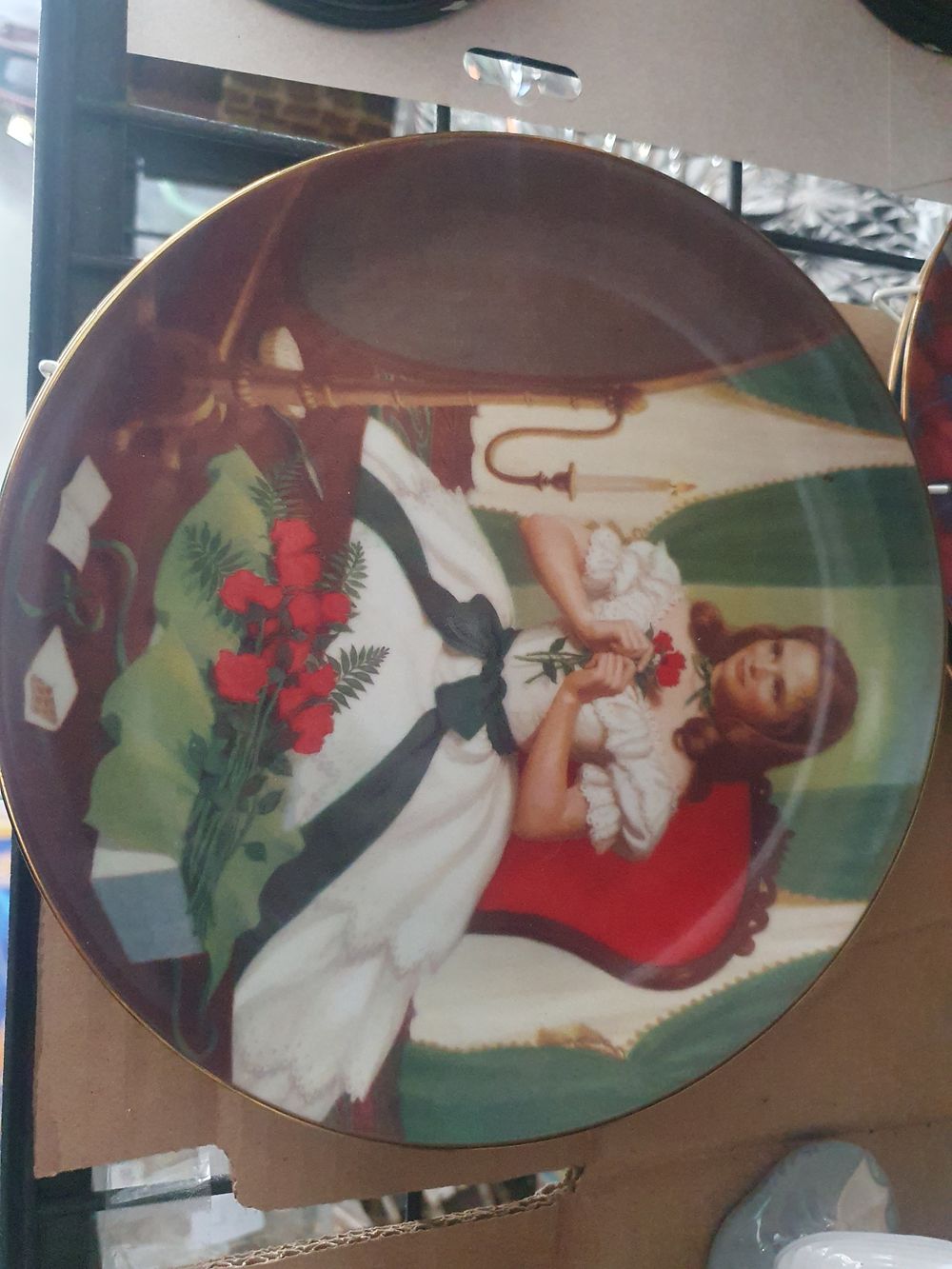 Lot 195: Limited edition little woman collecters plate