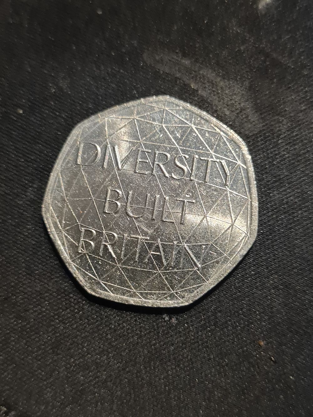 Lot 244: Diversity 50p collecters coin