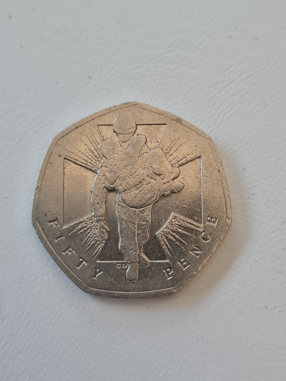 Lot 258: World war 50p peace