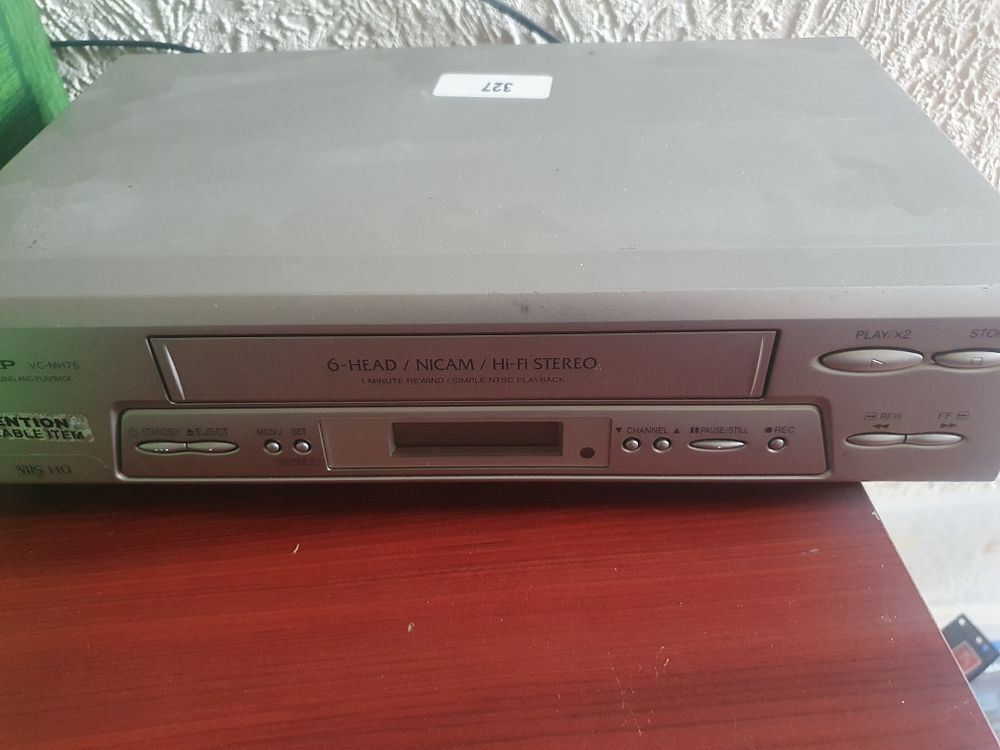 Lot 37b: Vhs player sharp