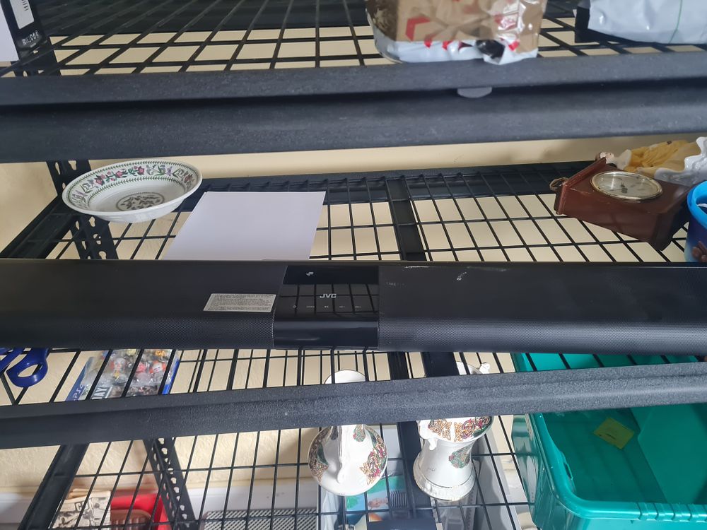 Lot 402: Large jvc soundbar working