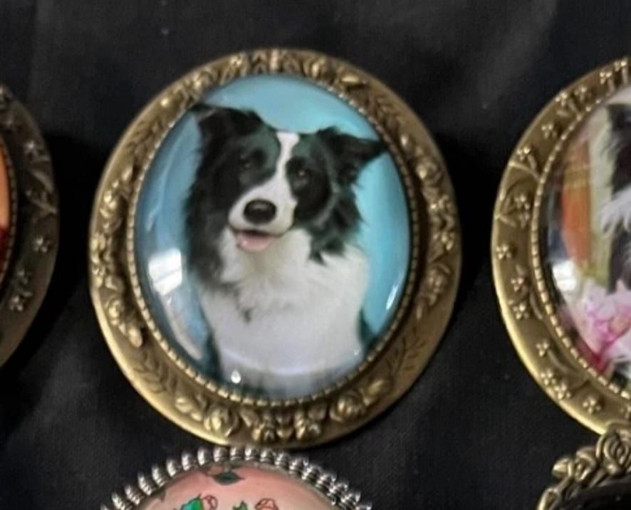 Lot 16a: Collie brooch