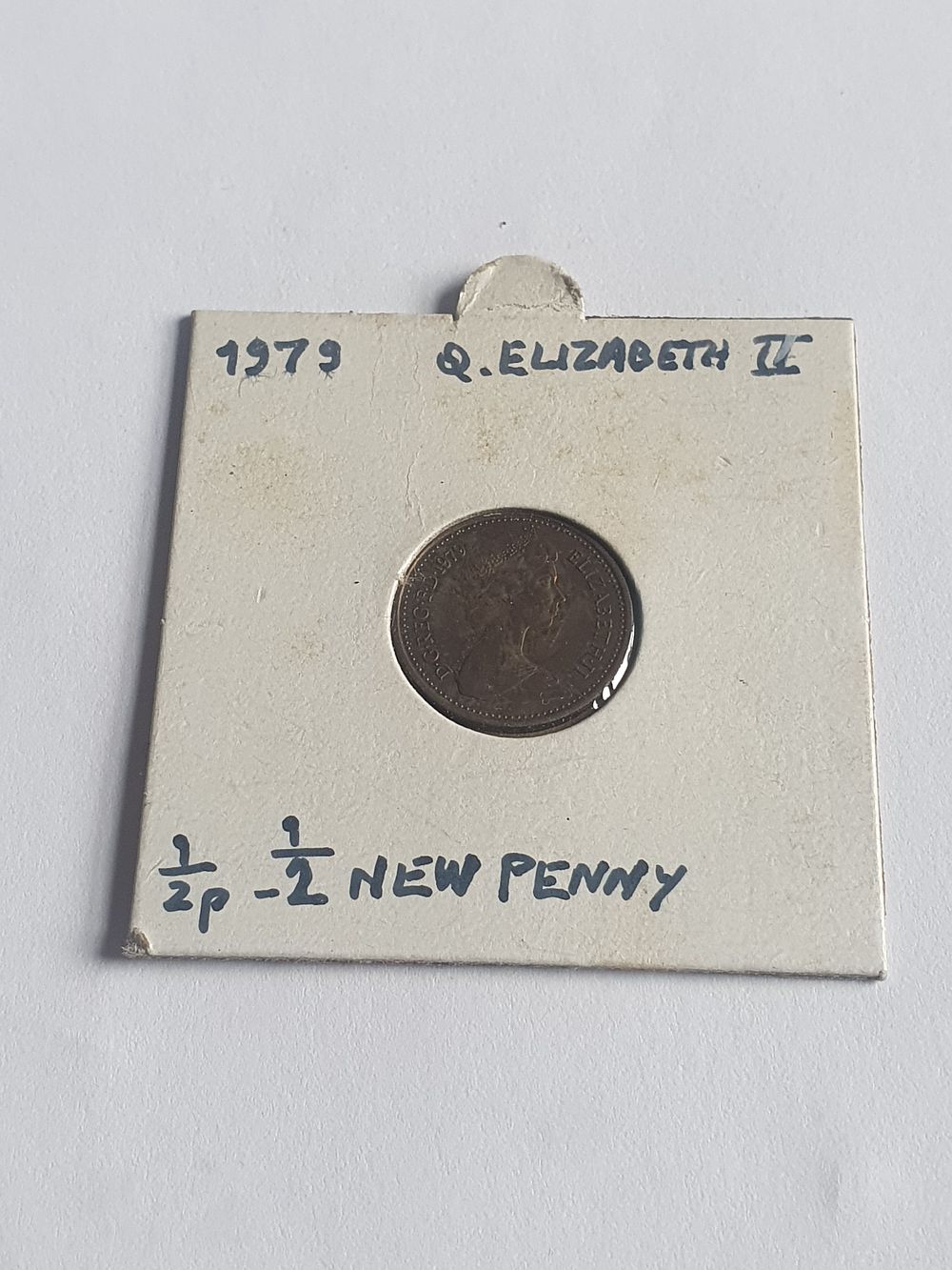 Lot 183: 1979 Queen Elizabeth II 1/2 New Penny