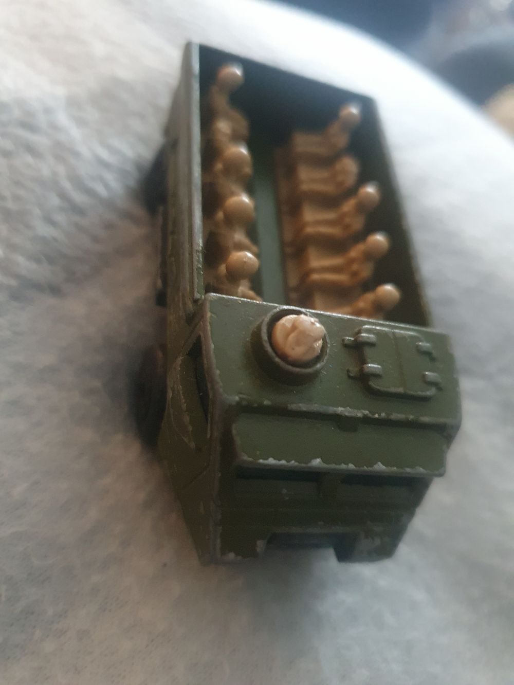 Lot 191: Vintage model army truck