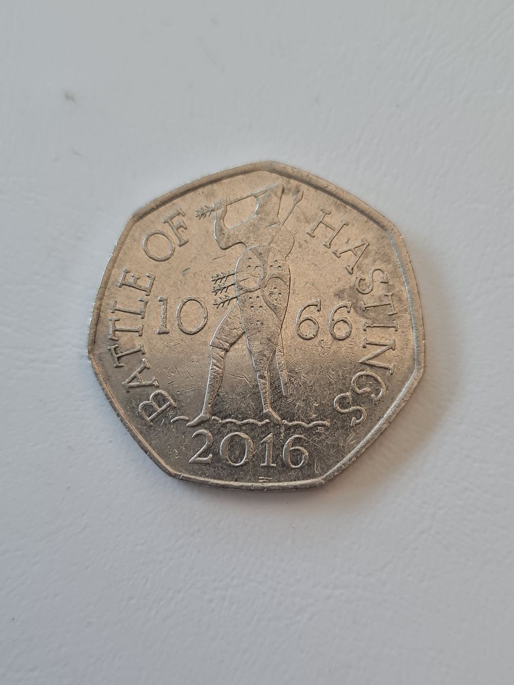 Lot 215: Battle of Hastings 50p coin