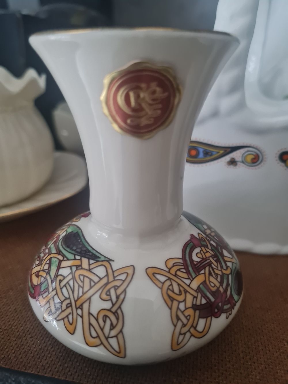 Lot 224: Irish Porcelain vase