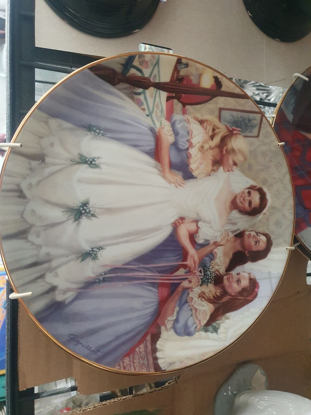 Lot 322: Limited edition little woman collecters plate