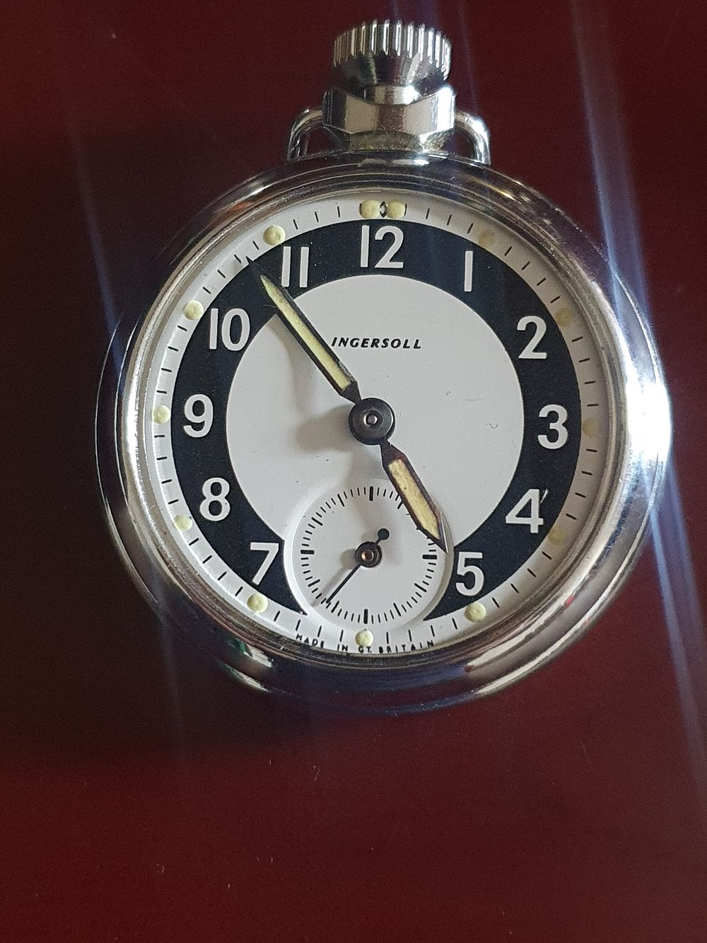 Lot 347d: Vintage Ingersoll pocket watch