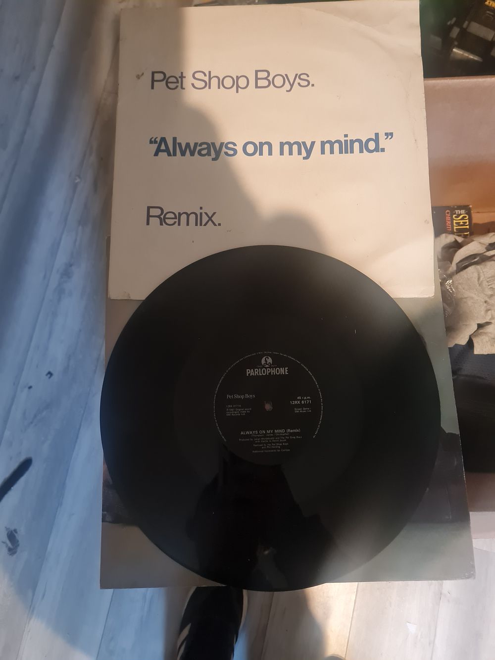 Lot 23r: Pet shop boys always on my mind vinyl