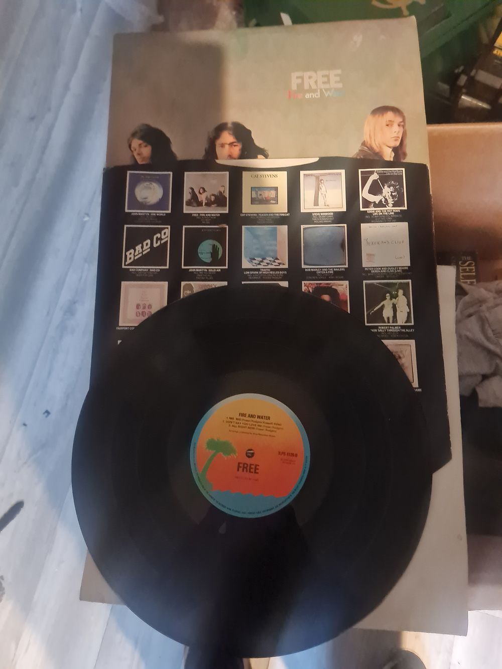 Lot 396: Free fire and water vinyl