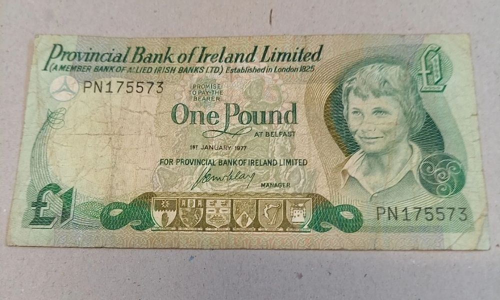 Lot 148: Provincial Bank Of Ireland Limited £1 Note