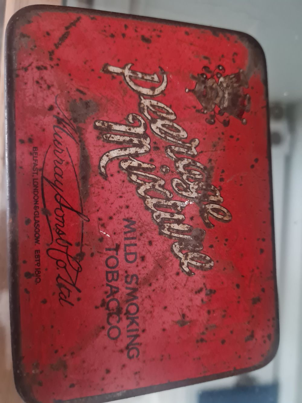 Lot 161: Vintage tobacco tin