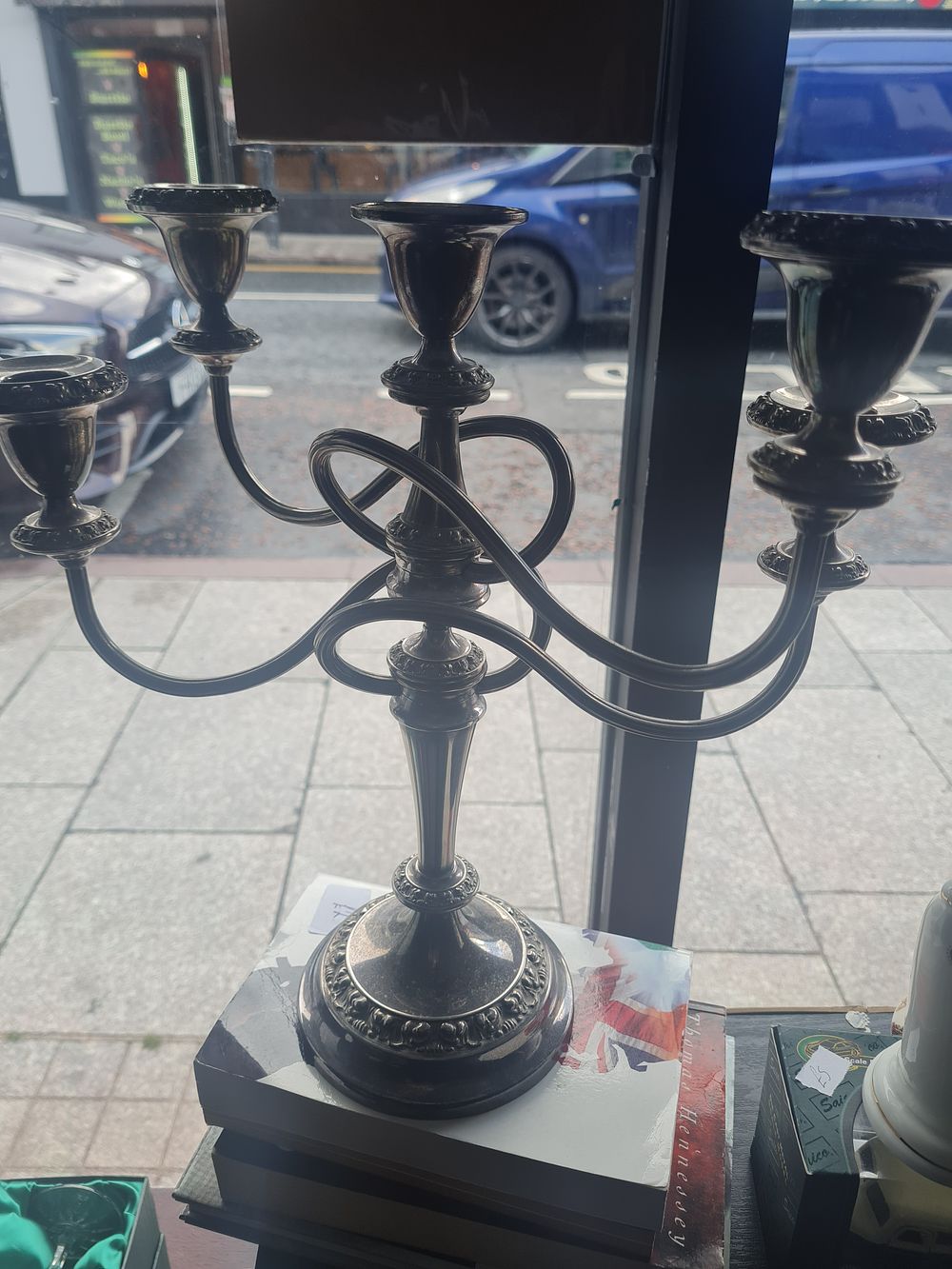 Lot 224: Vintage candelabra