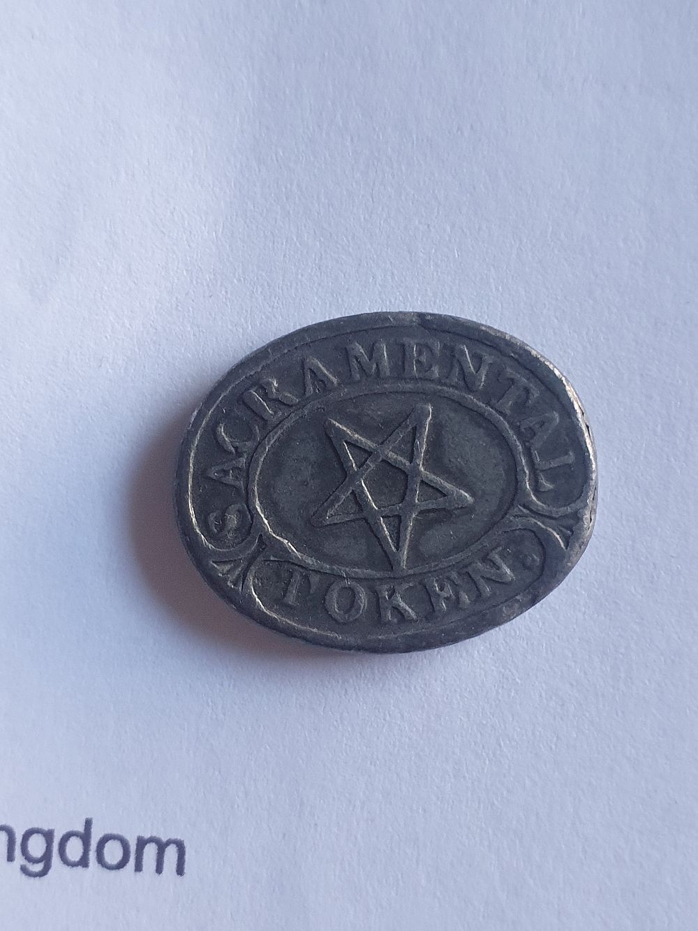 Lot 313: 1830s token