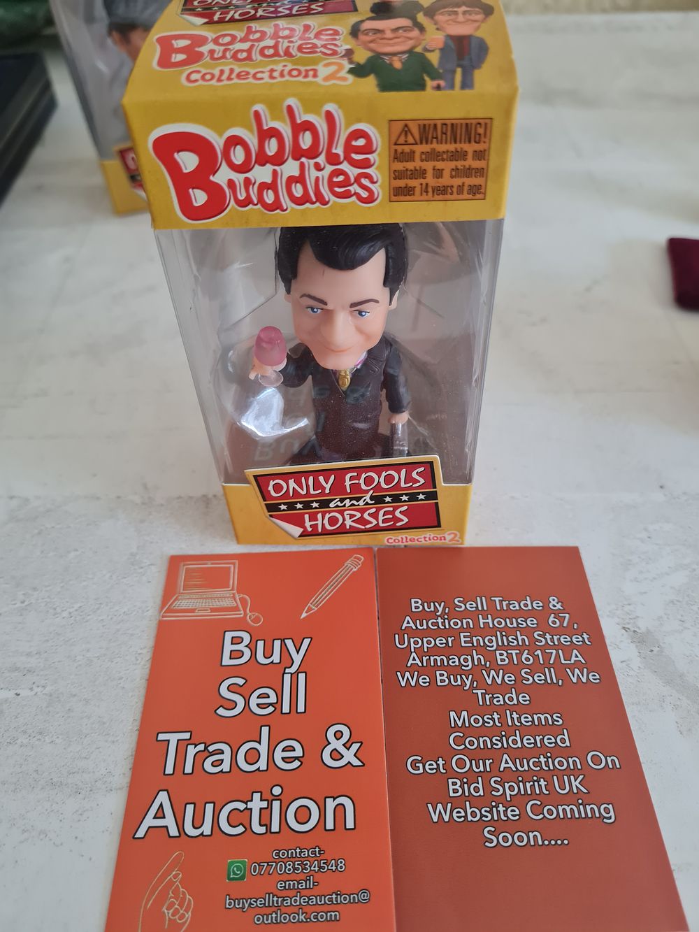 Lot 183: Only fools and horses boxed figure
