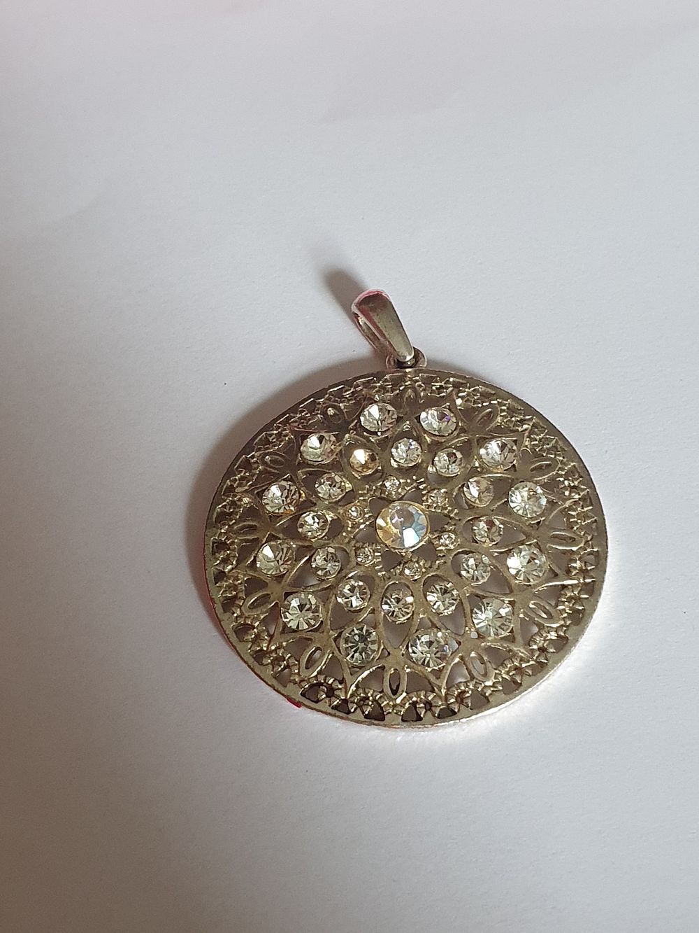 Lot 389: Antique large pendant