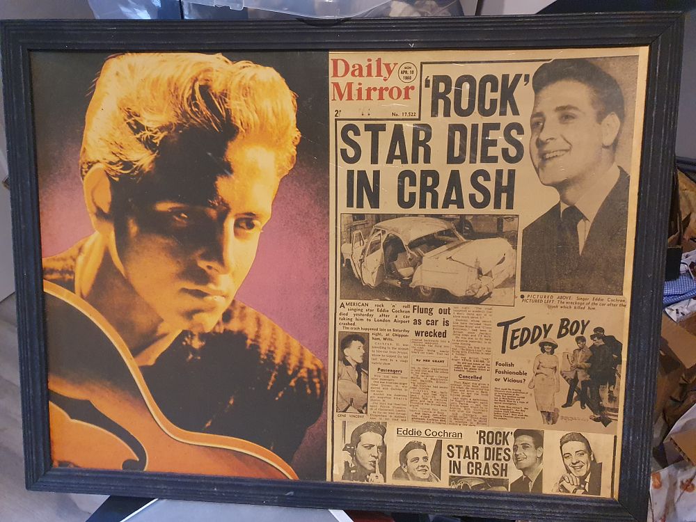 Lot 155: Eddie coachman memorabilia framed