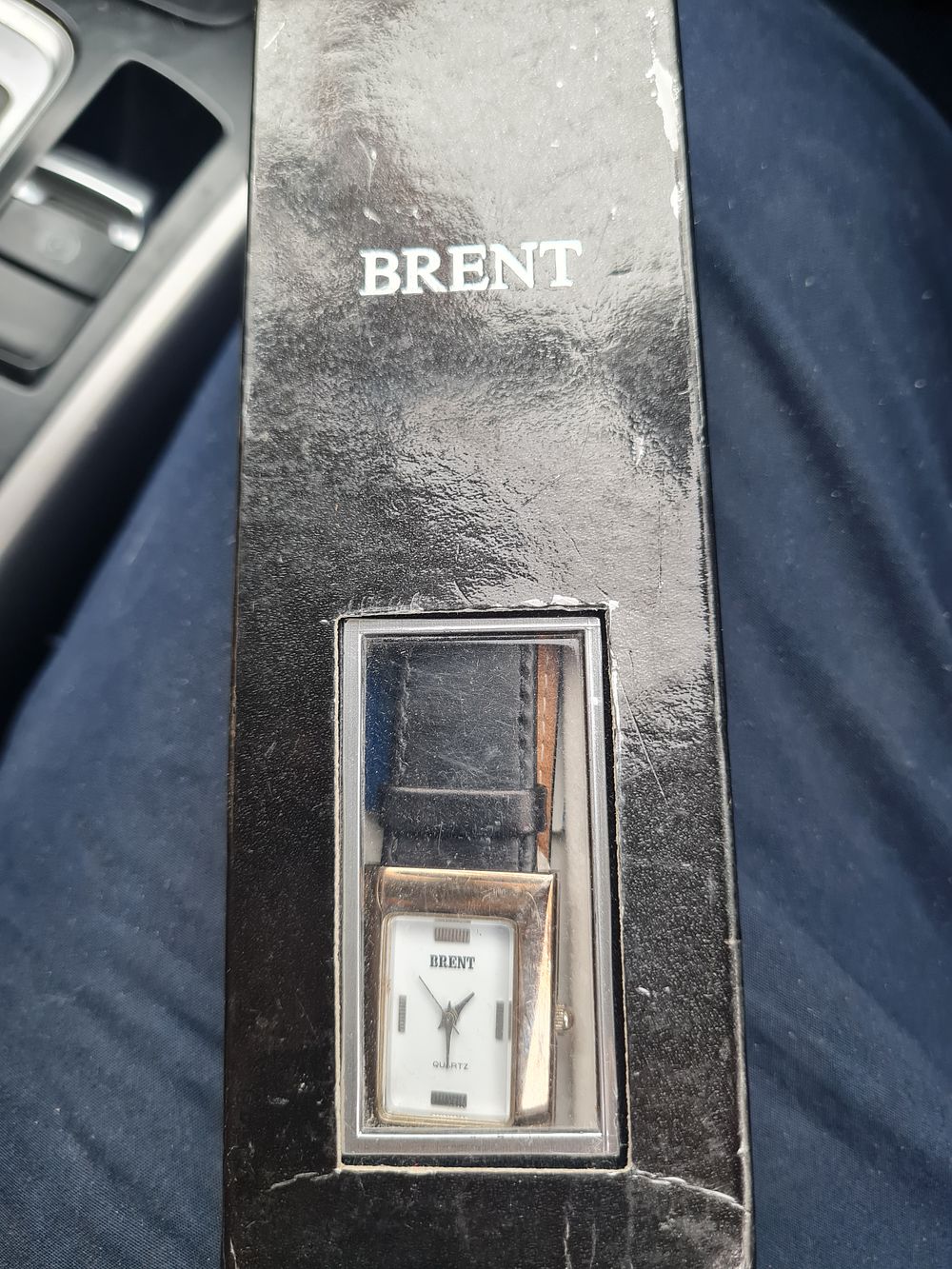 Lot 81b: Brent boxed watch
