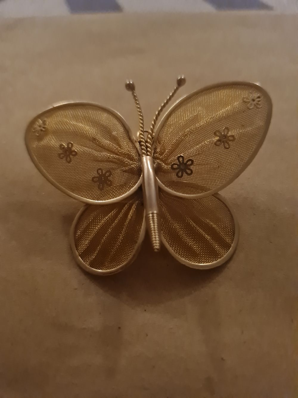 Lot 131: Butterfly brooch