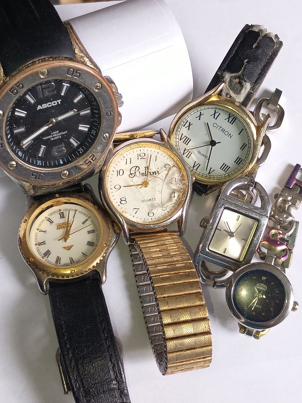 Lot 210: Collection of watches - Spares/Repairs
