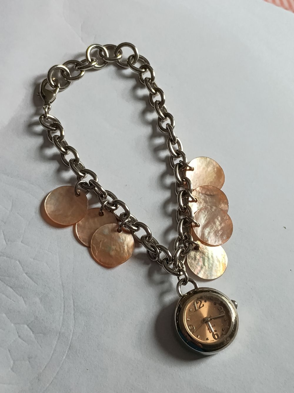 Lot 214: Lovely Multi pendant Watch Bracelet