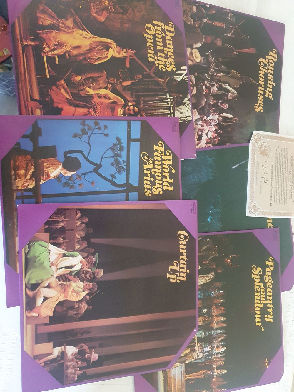 Lot 180: Opera Vinyls lot