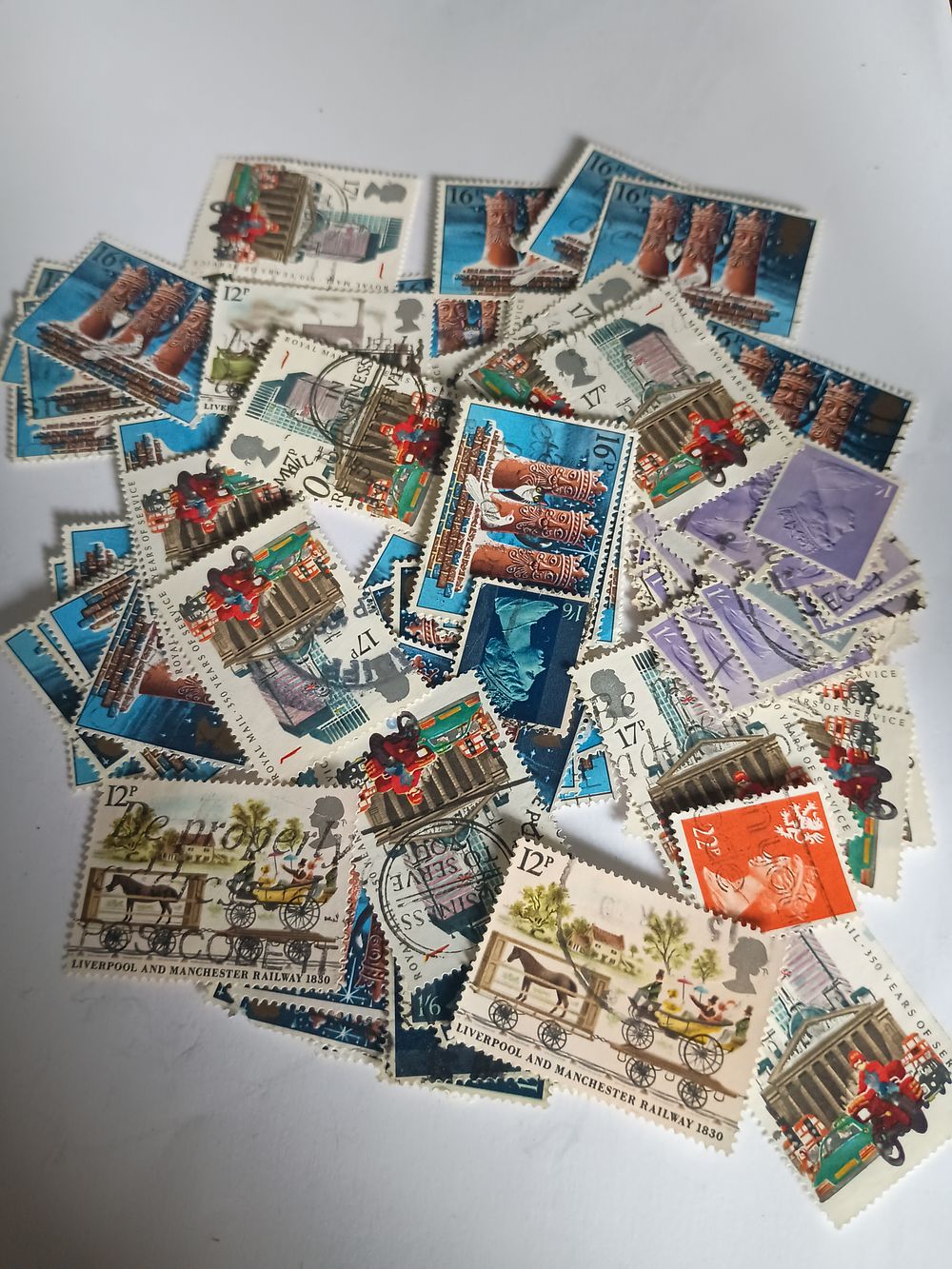 Lot 246: Large collection of Vintage Stamps