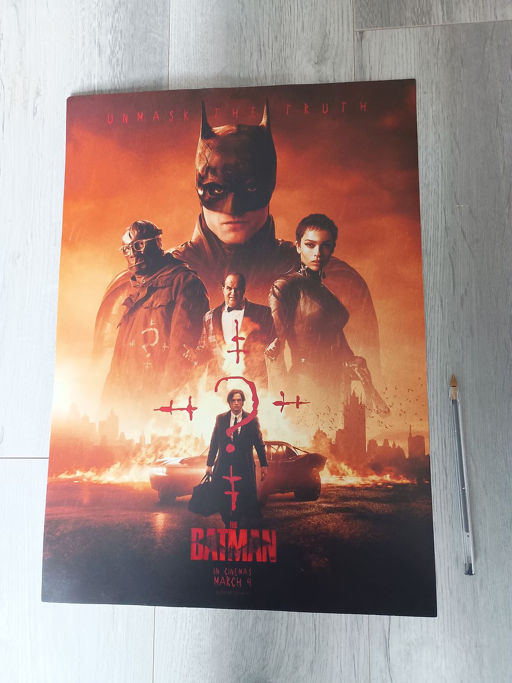 Lot 376: Large Batman Poster