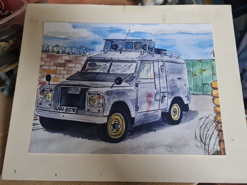 Lot 380: Police landrover n ireland