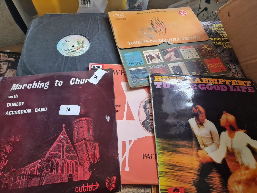 Lot 300o: Vintage vinyl lot
