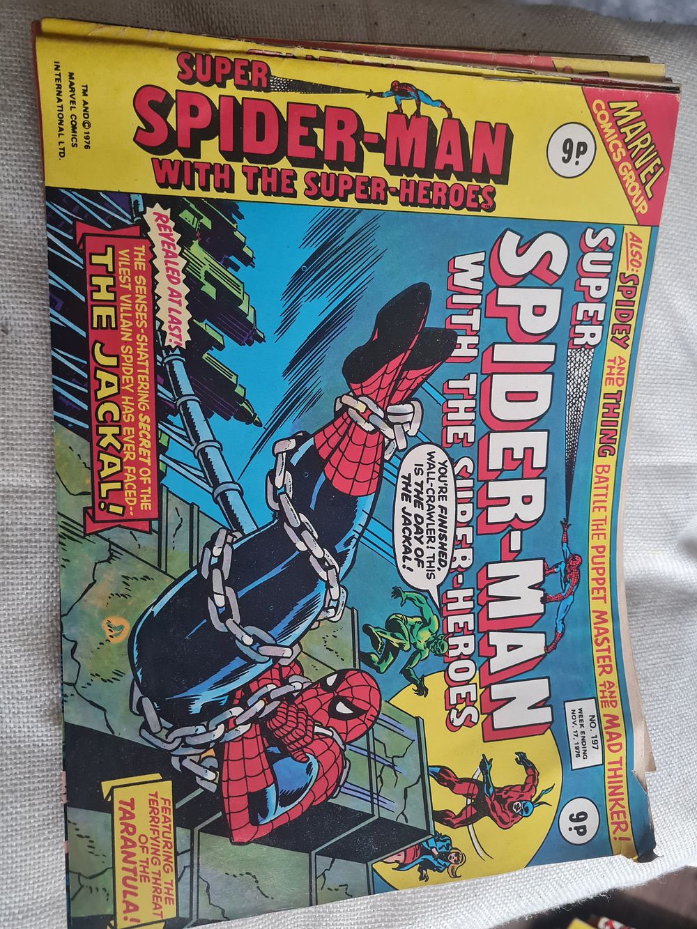 Lot 2d: Super spiderman with the super heroes 1976