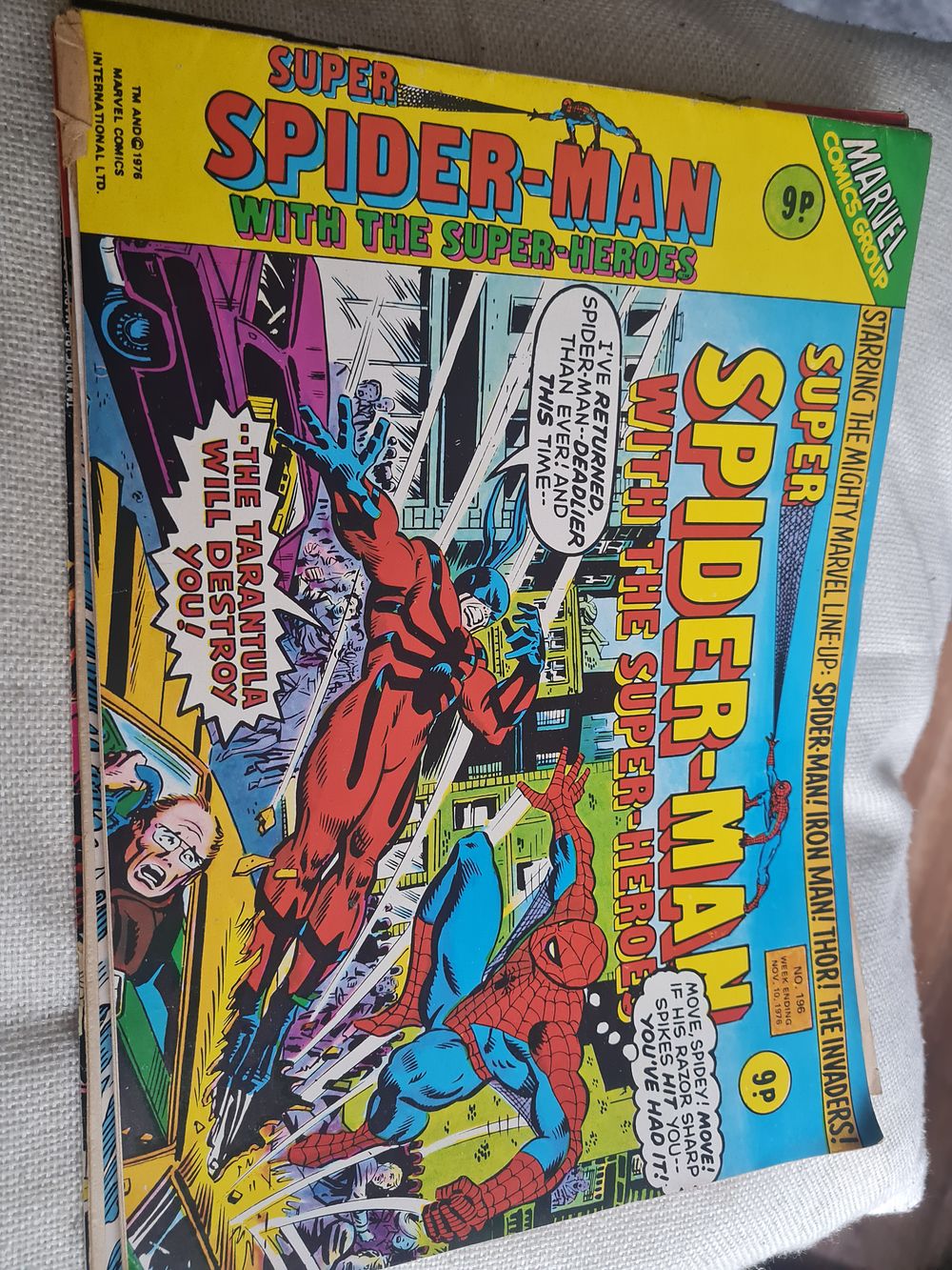 Lot 86a: Super spiderman 1976