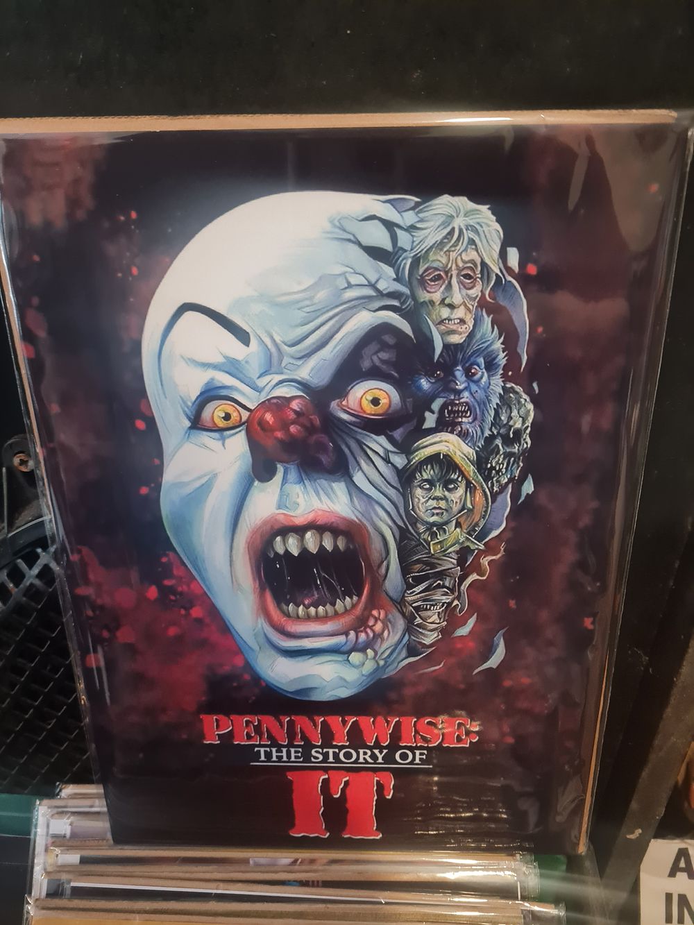 Lot 421: Pennywise it High gloss print in cardboard sleeve