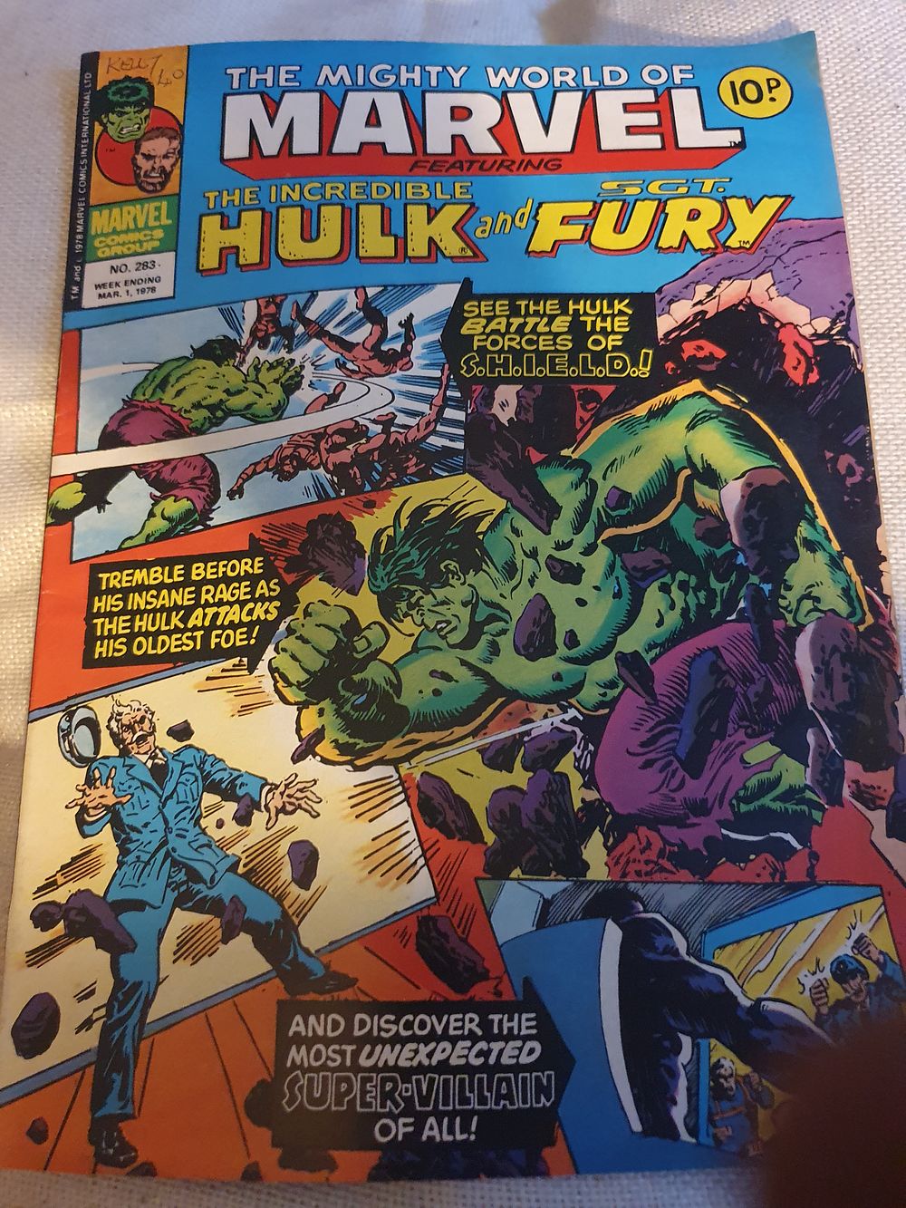 Lot 125: Marvel The incredible hulk