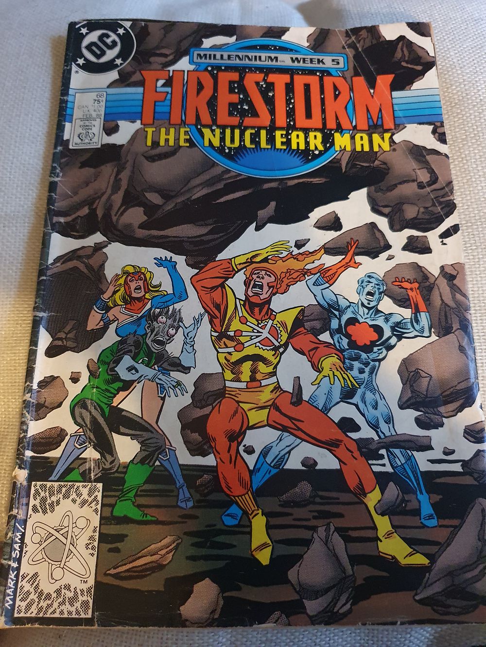 Lot 133: Dc firestorm the nuclear man
