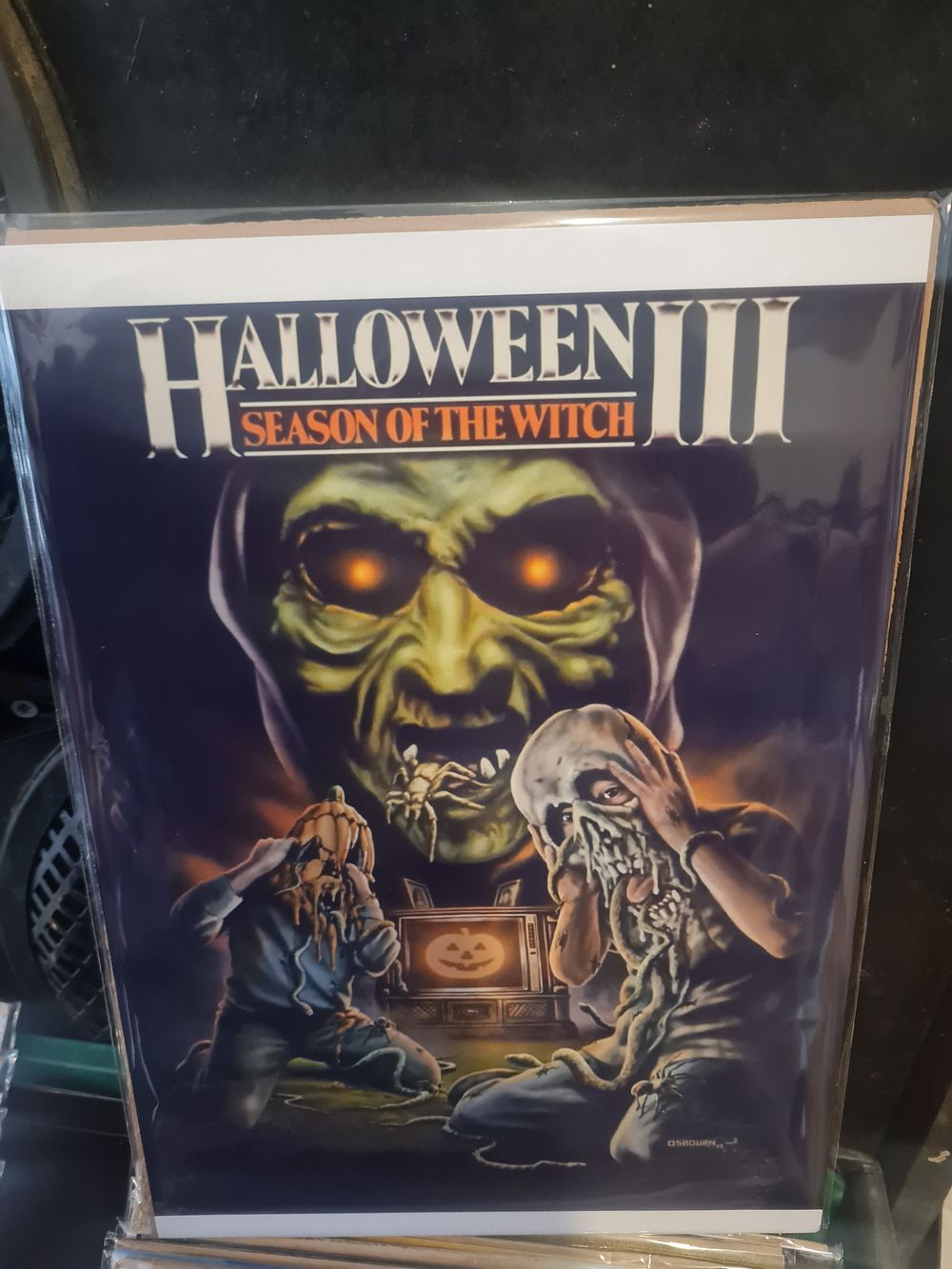 Lot 151: Halloween High gloss print in cardboard sleeve