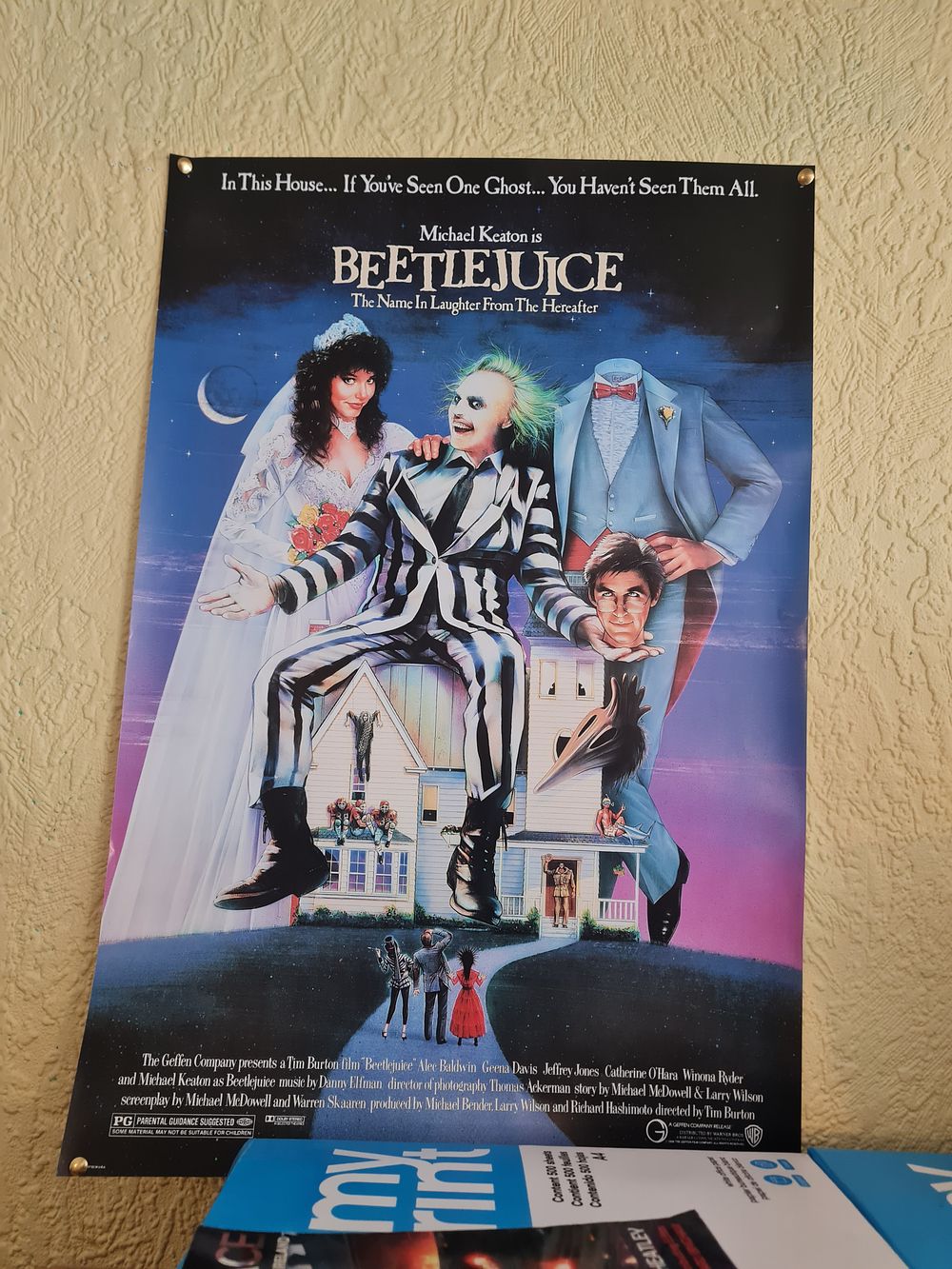 Lot 228: Large beatlejuice poster