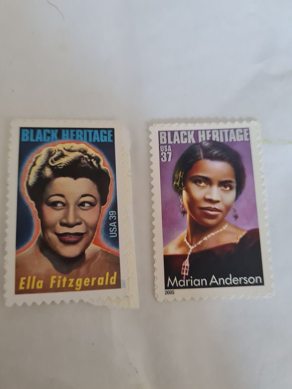 Lot 246: Black heritage stamps
