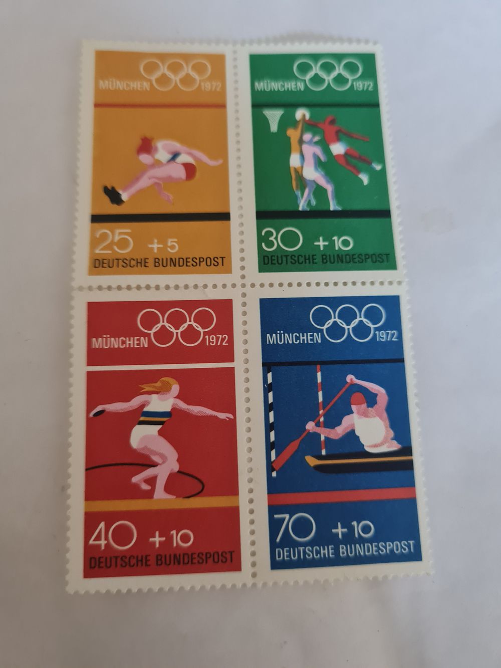 Lot 247: Munich Olympics stamps